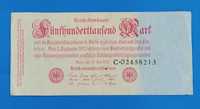 banknot 500 mln marek , 1923 , Niemcy
