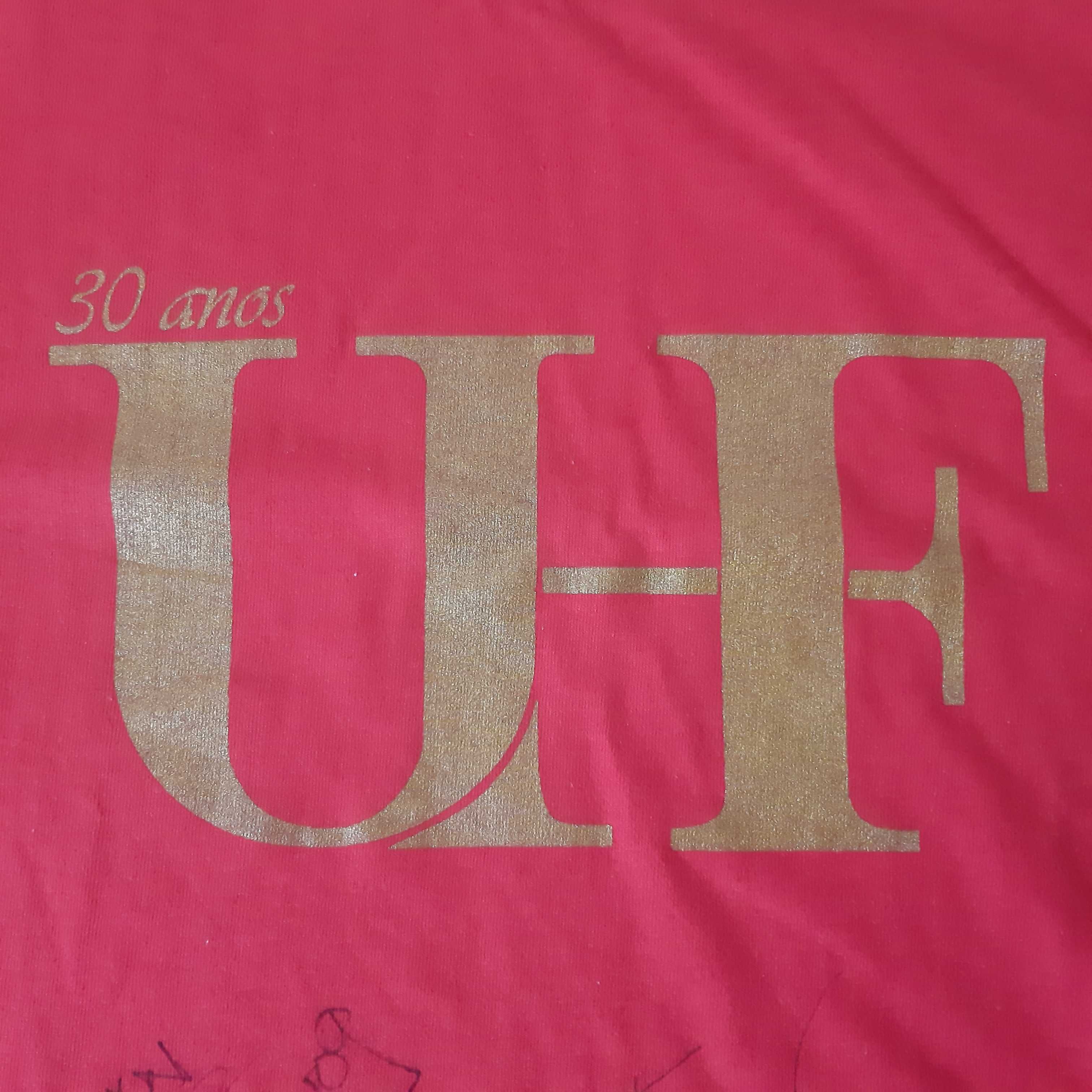 T Shirt UHF Autografada - Banda Portuguesa de Rock