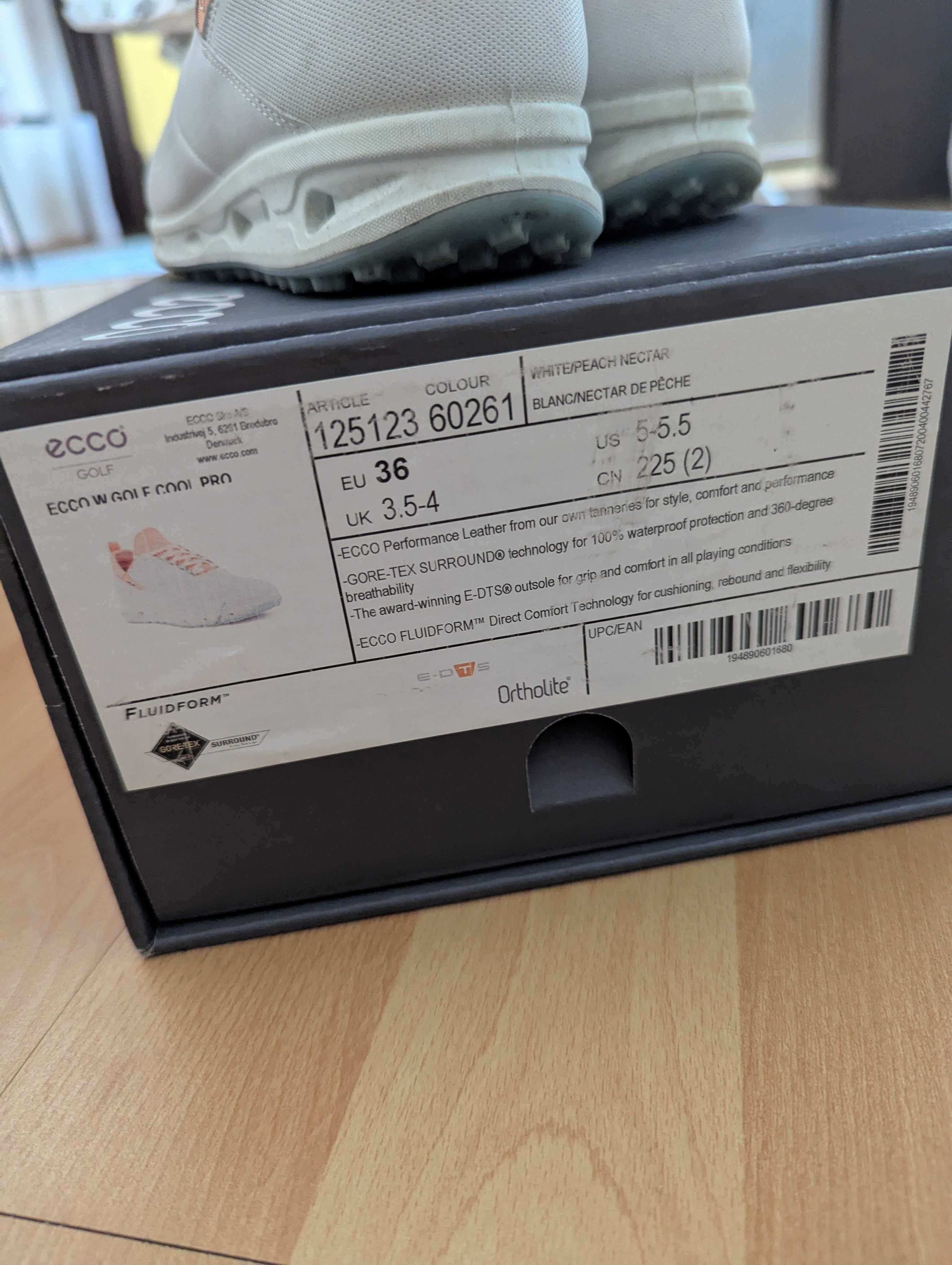 Ecco Cool Pro buty skórzane damskie