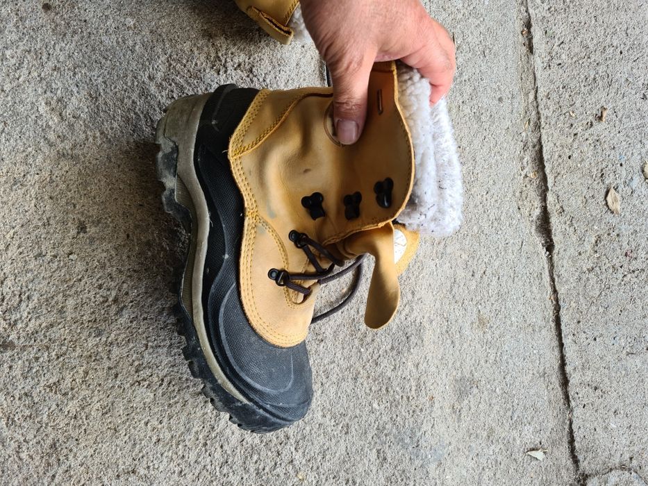 Bota de inverno muito quente