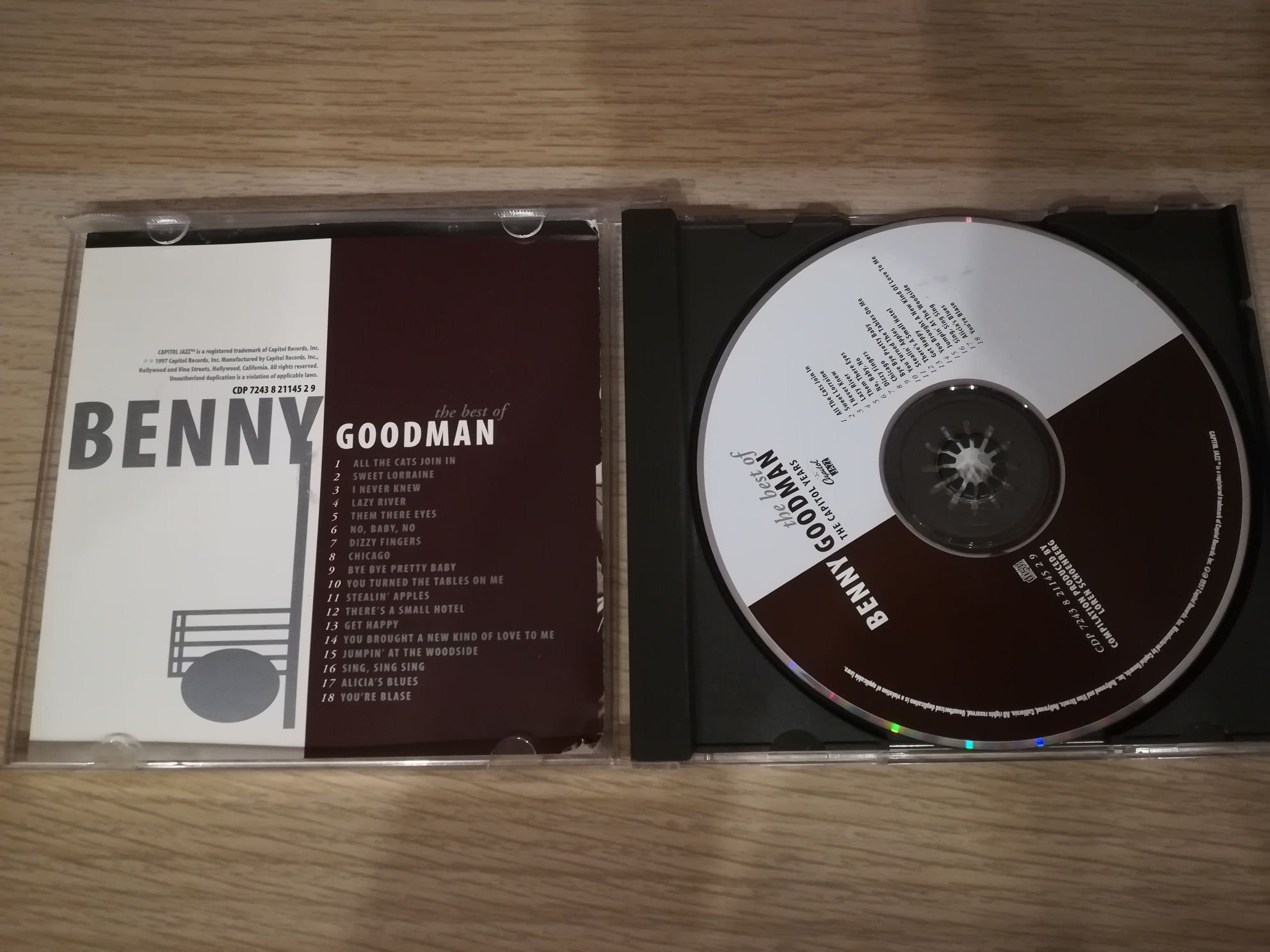 Benny Goodman The best of cd.
