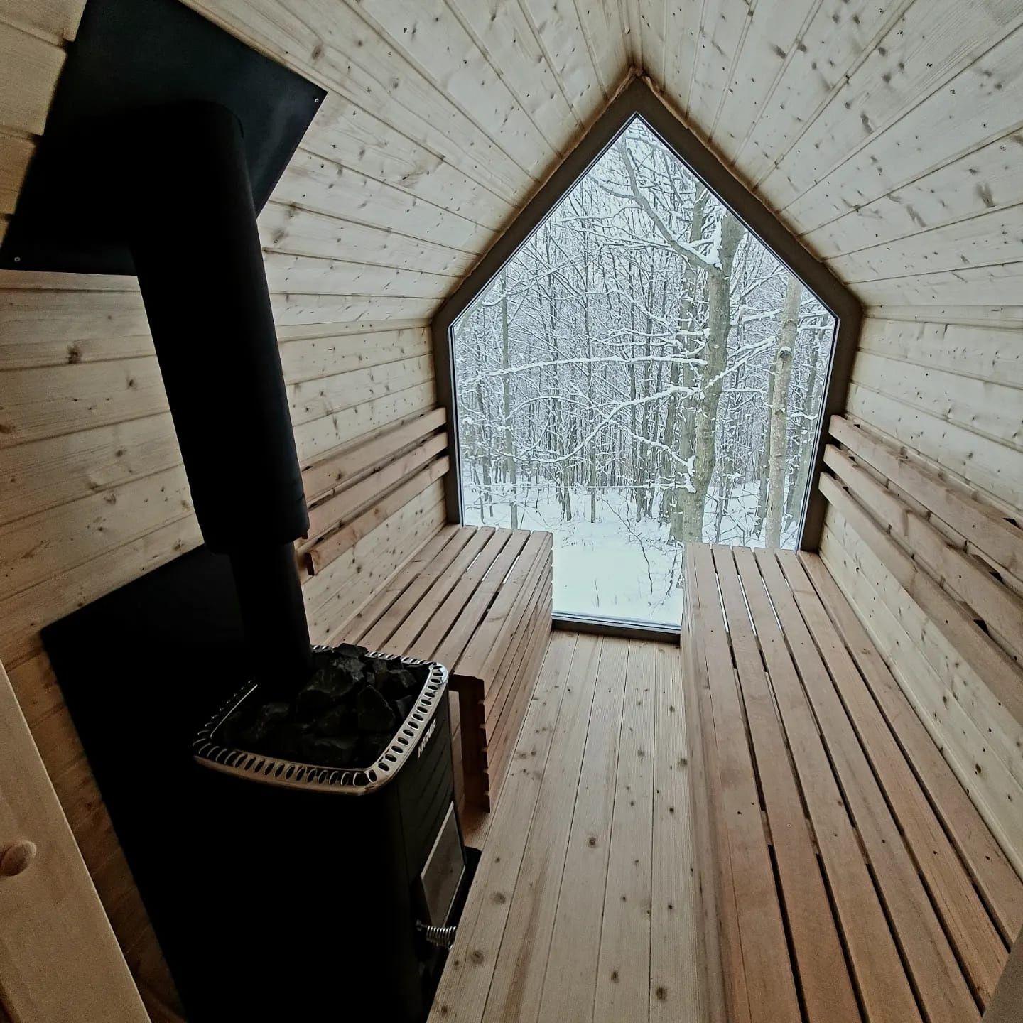 Kaszuby domek  nad jeziorem linia brzegowa sauna goraca bania