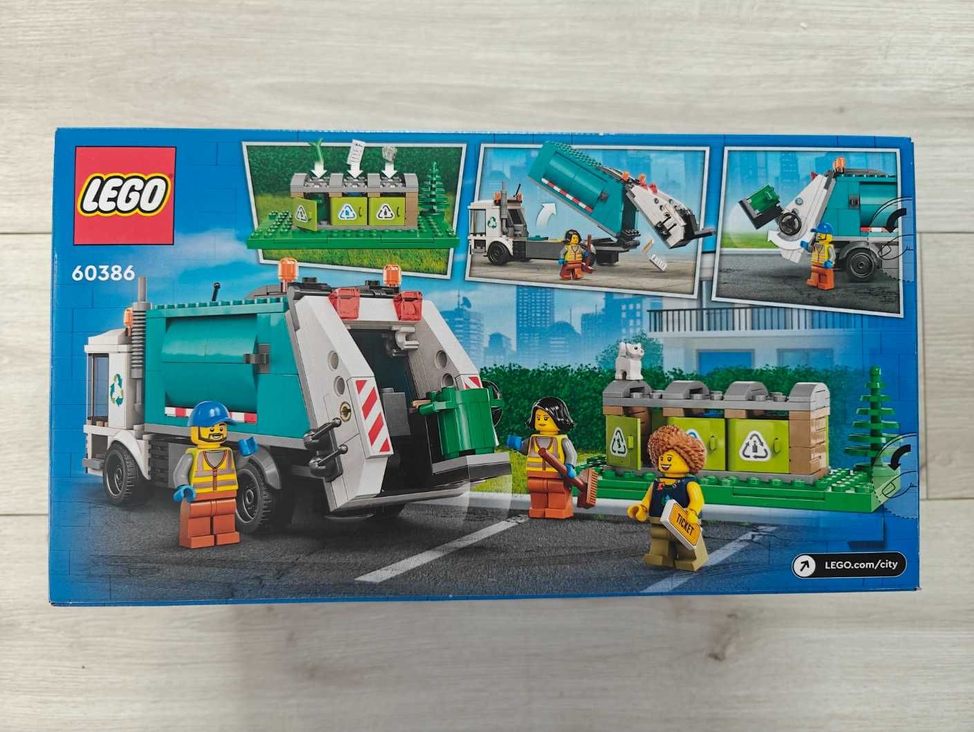 Fabrycznie NOWE LEGO City 60386 Ciężarówka recyklingowa SZYBKA WYSYŁKA