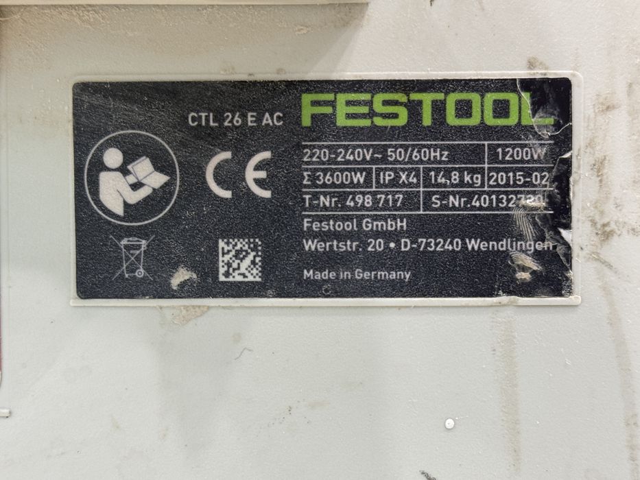 Odkurzacz Festool CTL 26 E AC + rura