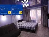 1 комн. посуточно от 2 сут. 850грн пл.Пушкина (пр. Соборный) СВЕТ 24/7
