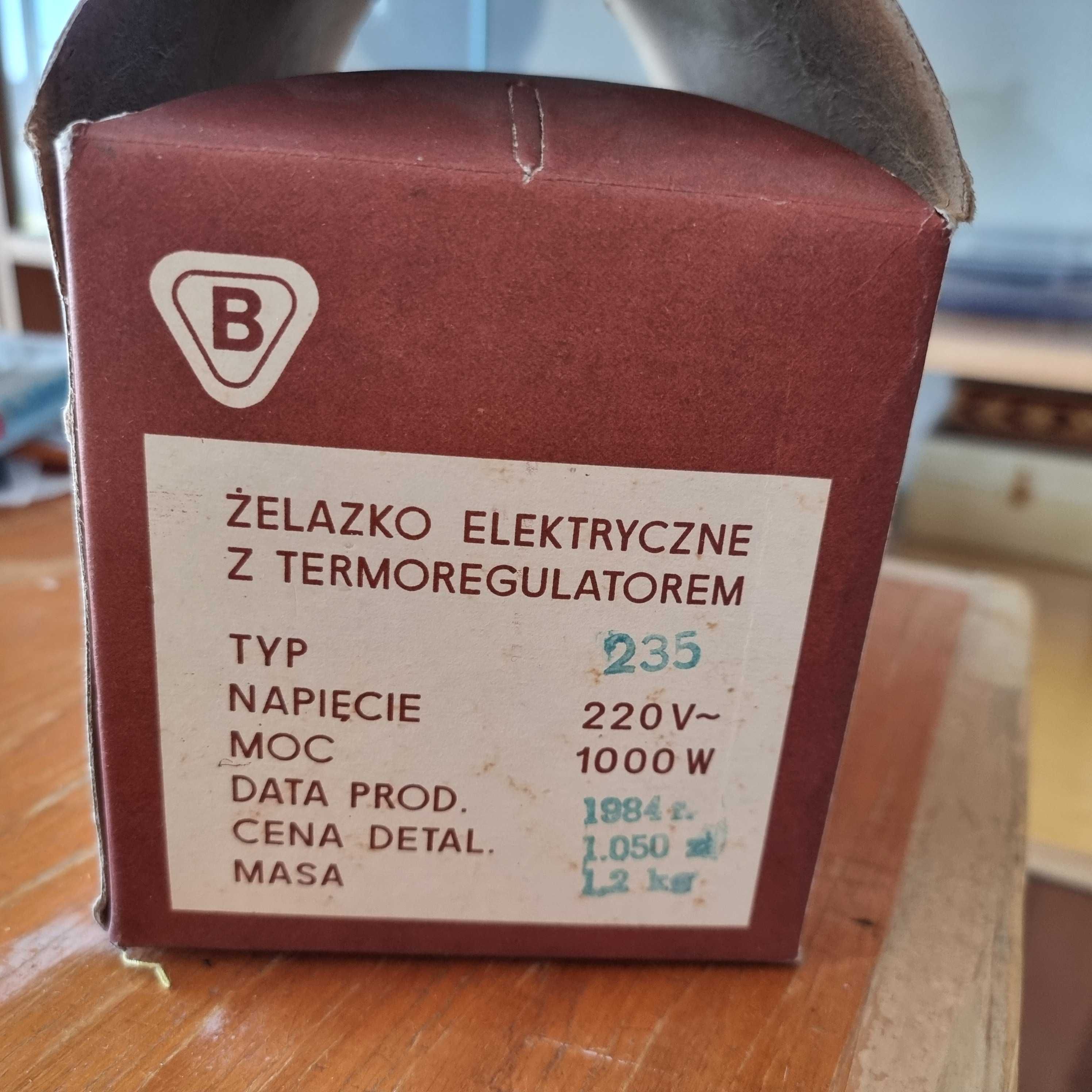 Żelazko z czasów PRL- nowe