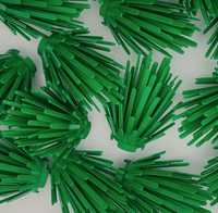 LEGO krzak roślina kolor zielony - 10 sztuk - elementy mix