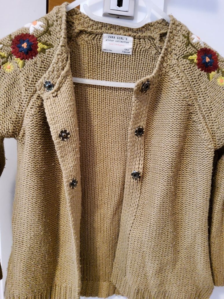 Cardigan dziewczęcy  128 Zara girl,s