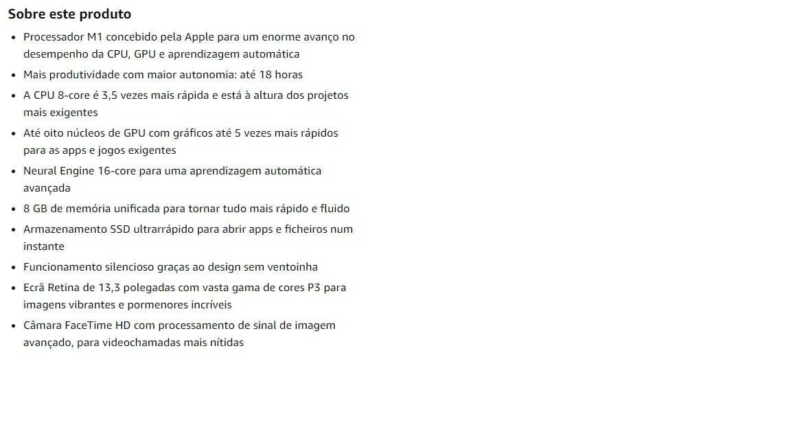 Apple MacBook Air (de 13 polegadas)