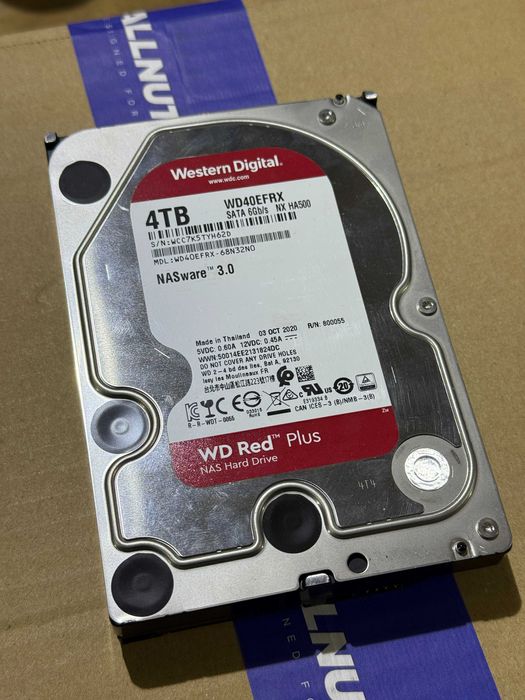 Dysk HDD WD Red WD40EFRX 4TB SATA NASware 100% sprawny testowany #4