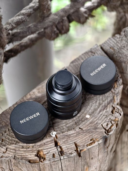 Телеобьектив 2 в 1 Neewer converter 2x + macro lens для смартфона