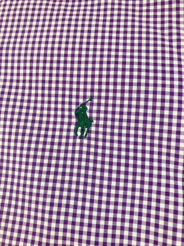 Ralph Lauren koszula męska w kratkę logo haft
