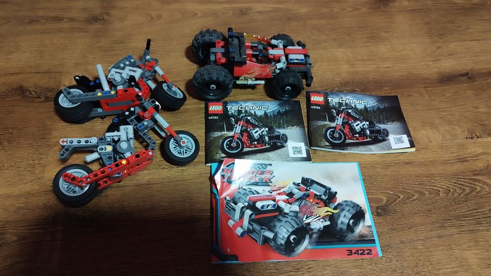 LEGO technic motocykle