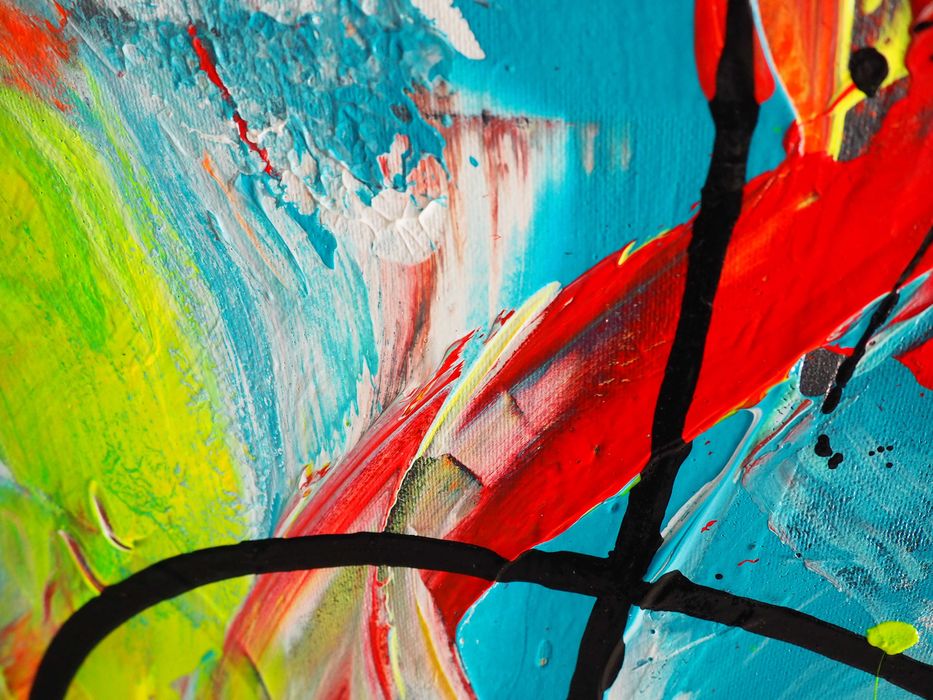Obraz nowoczesny abstrakcja 70cm x 100cm "ROJA” 2025