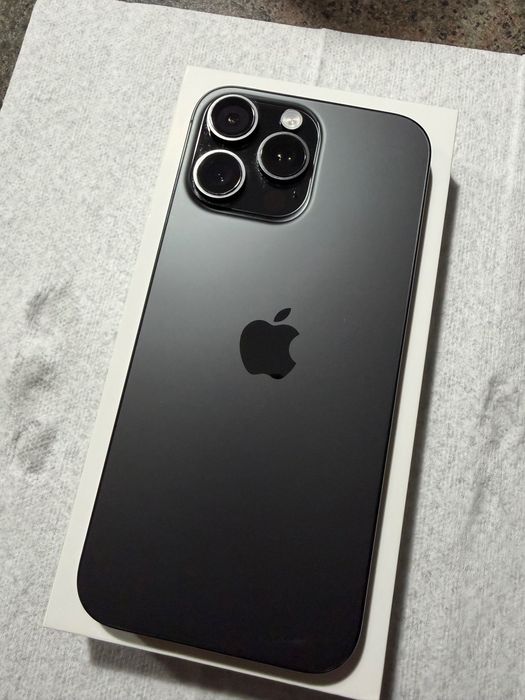 iPhone 16 Pro Max 256gb Black Titanium, neverlock, фіз сим