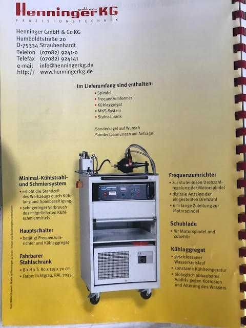 Cabeça de alta frequência HENNINGER SPEED CUTTING