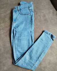 Jasne jeansy skinny, stan idealny