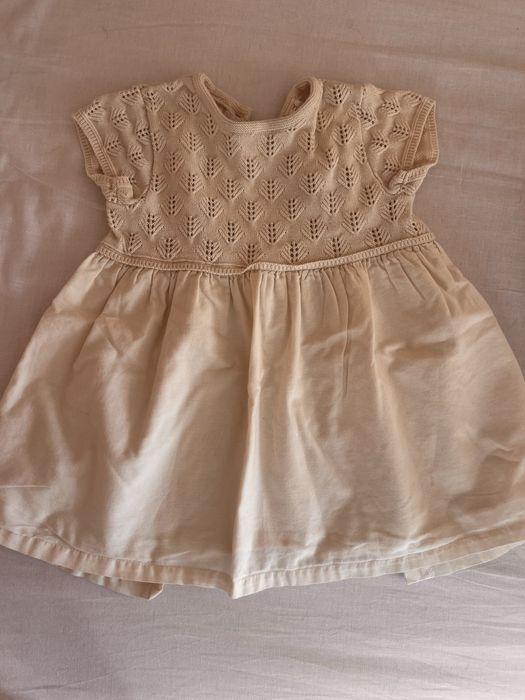 Vestido bebe 9m/12m Natura Pura