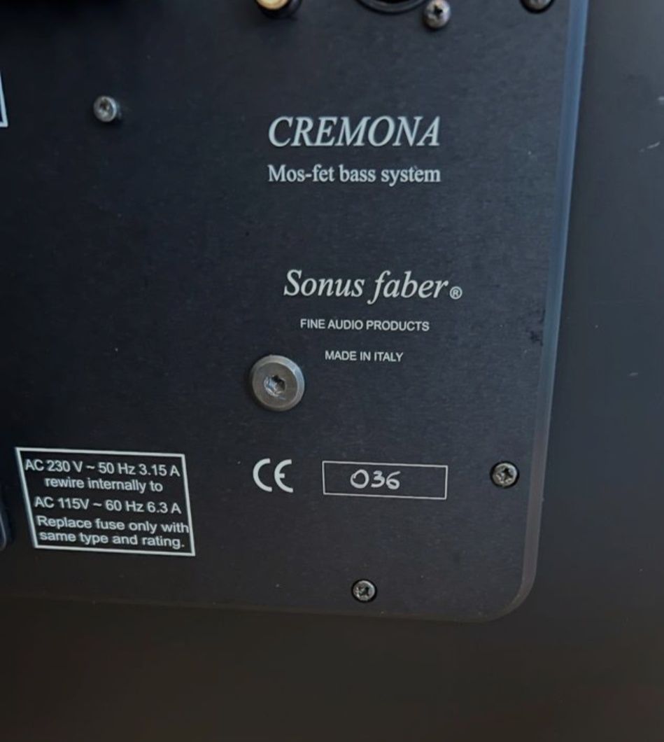 Sonus Faber Subwoofer Cremona - High-End - Okazja