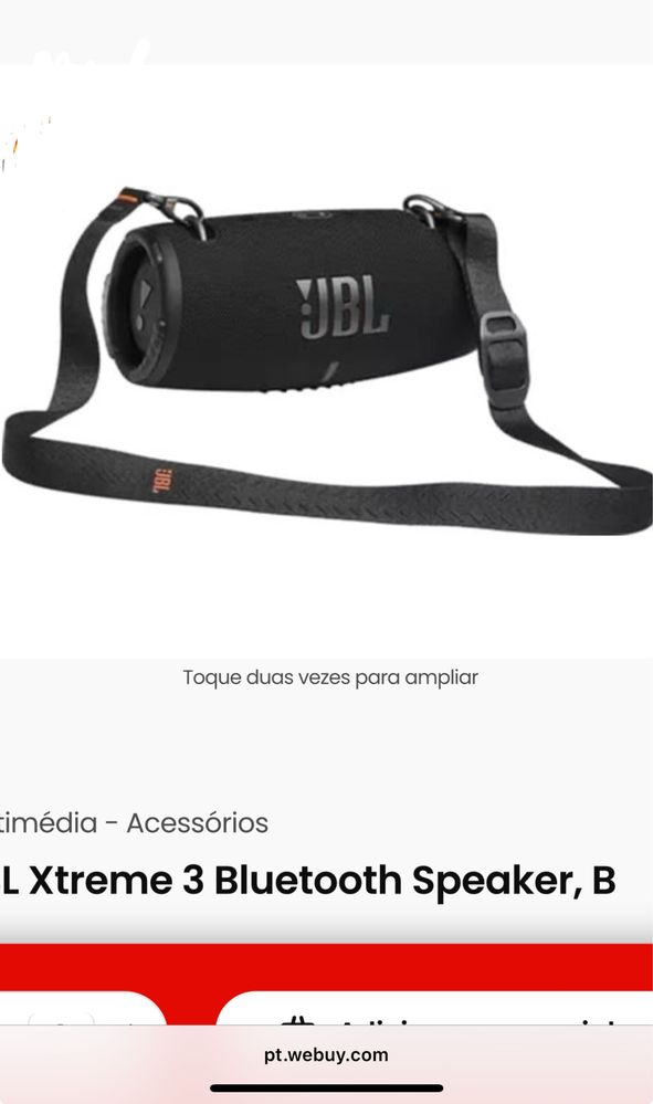 coluna jbl xtreme 3