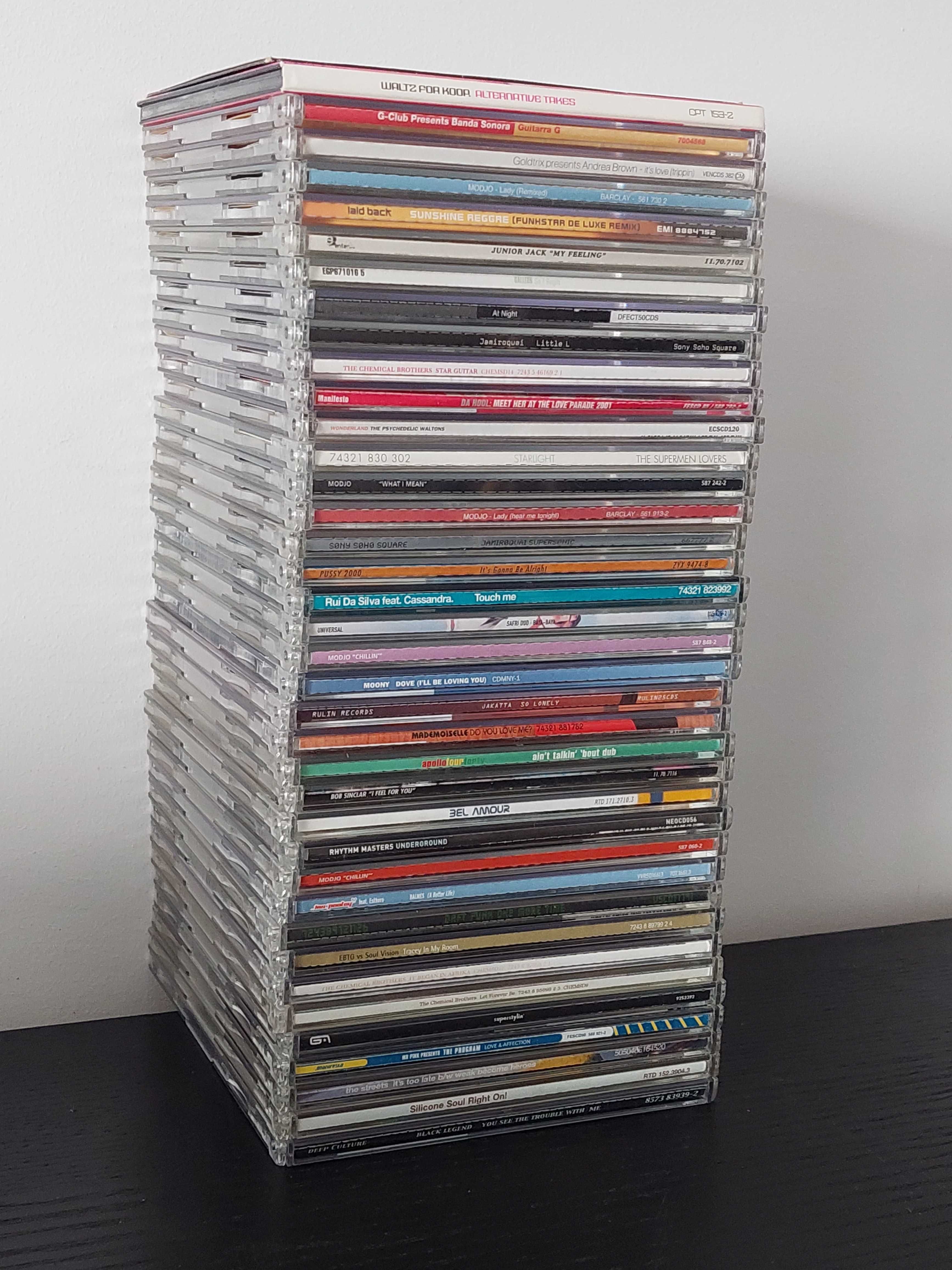 lote 39 CD singles anos 90-2000 música electrónica, house, dança