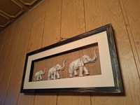Obraz z 3 sloniami