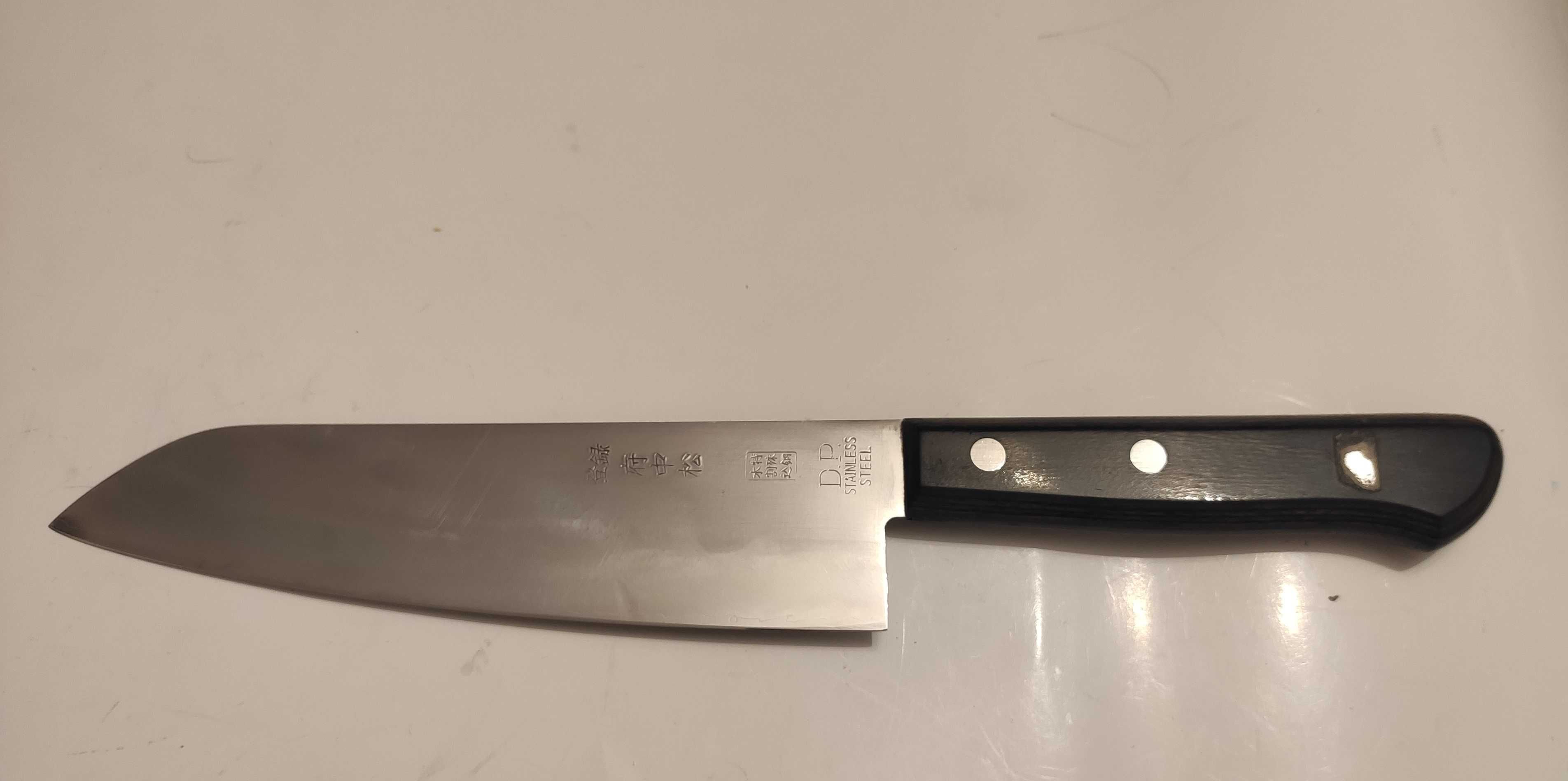 Japoński nóż typu Santoku 165 mm  kuty stal nierdzewna wysyłka olx