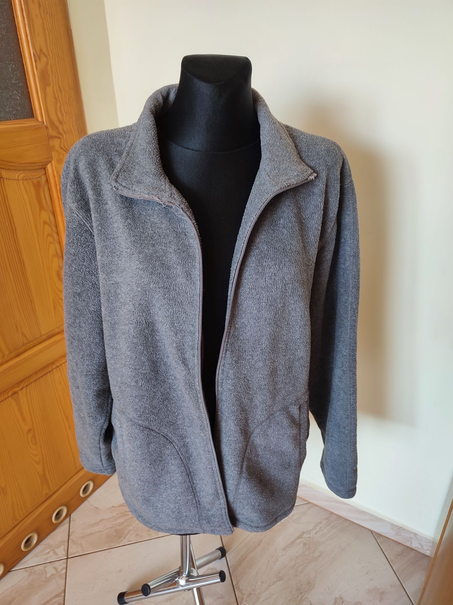 Męski Polar bluza szara na długi rękaw L Grey Connection