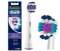 100% ORYGINALNA KOŃCÓWKA ORAL-B 3d white  1 sztuka