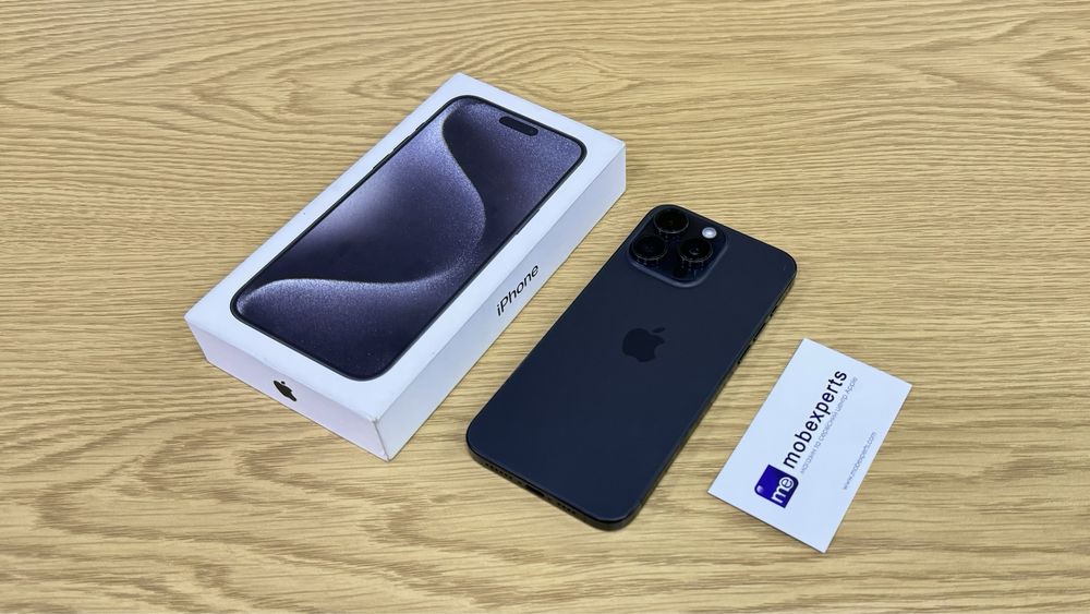01456 iPhone 15 Pro Max Black Titanium 256GB monobank PrivatBank A•Ban