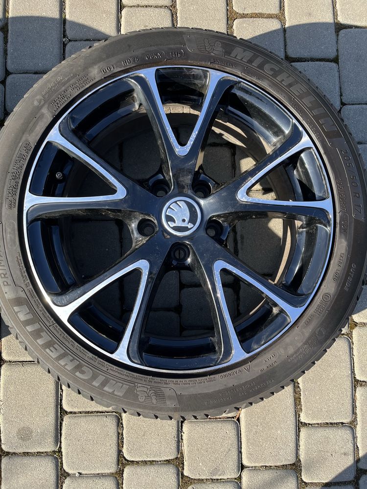 Felgi 5x112 17 cali Skoda Octavia Superb Rapid opony 215/55/17