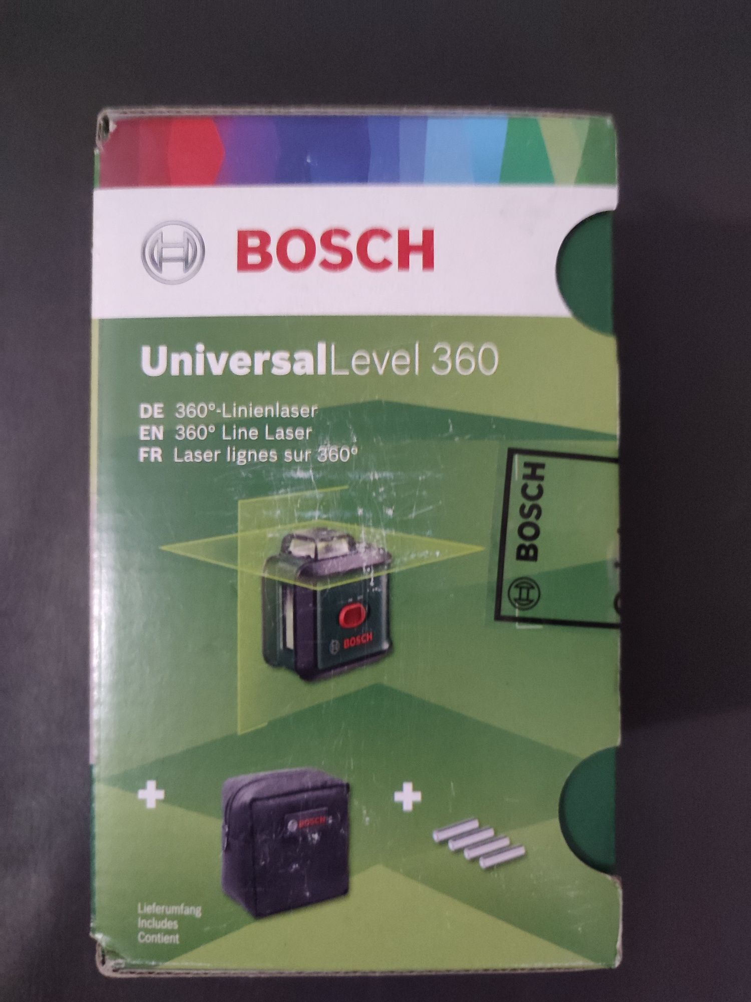 Laser krzyżowy BOSCH universal level 360