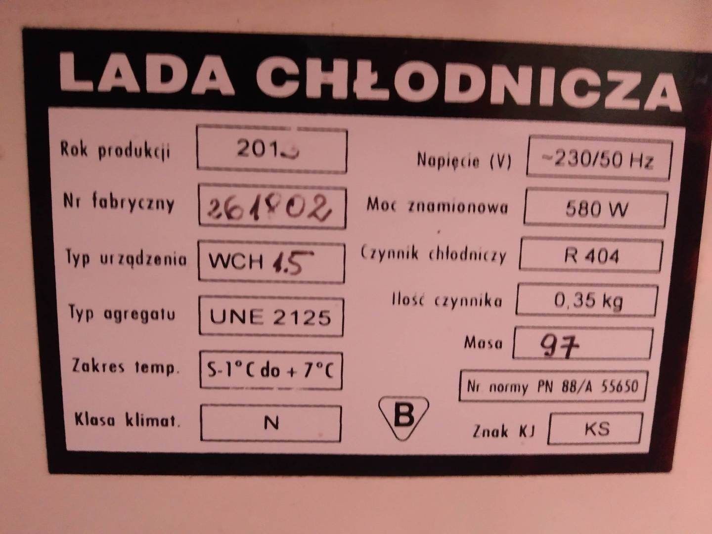 Lada chłodnicza,