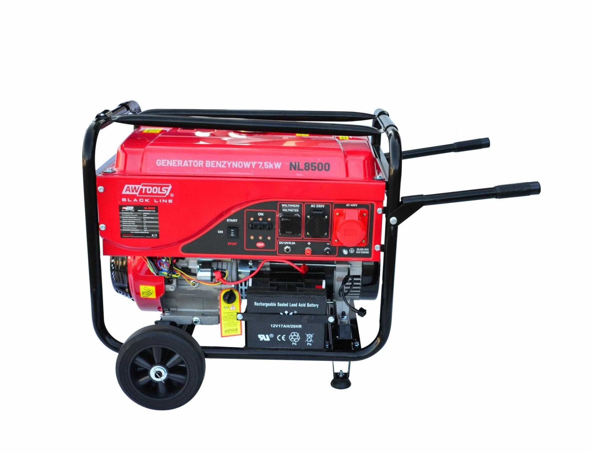 agregat Awtools 7,5kw 400v avr na kołach nowy gwarancja 16km
