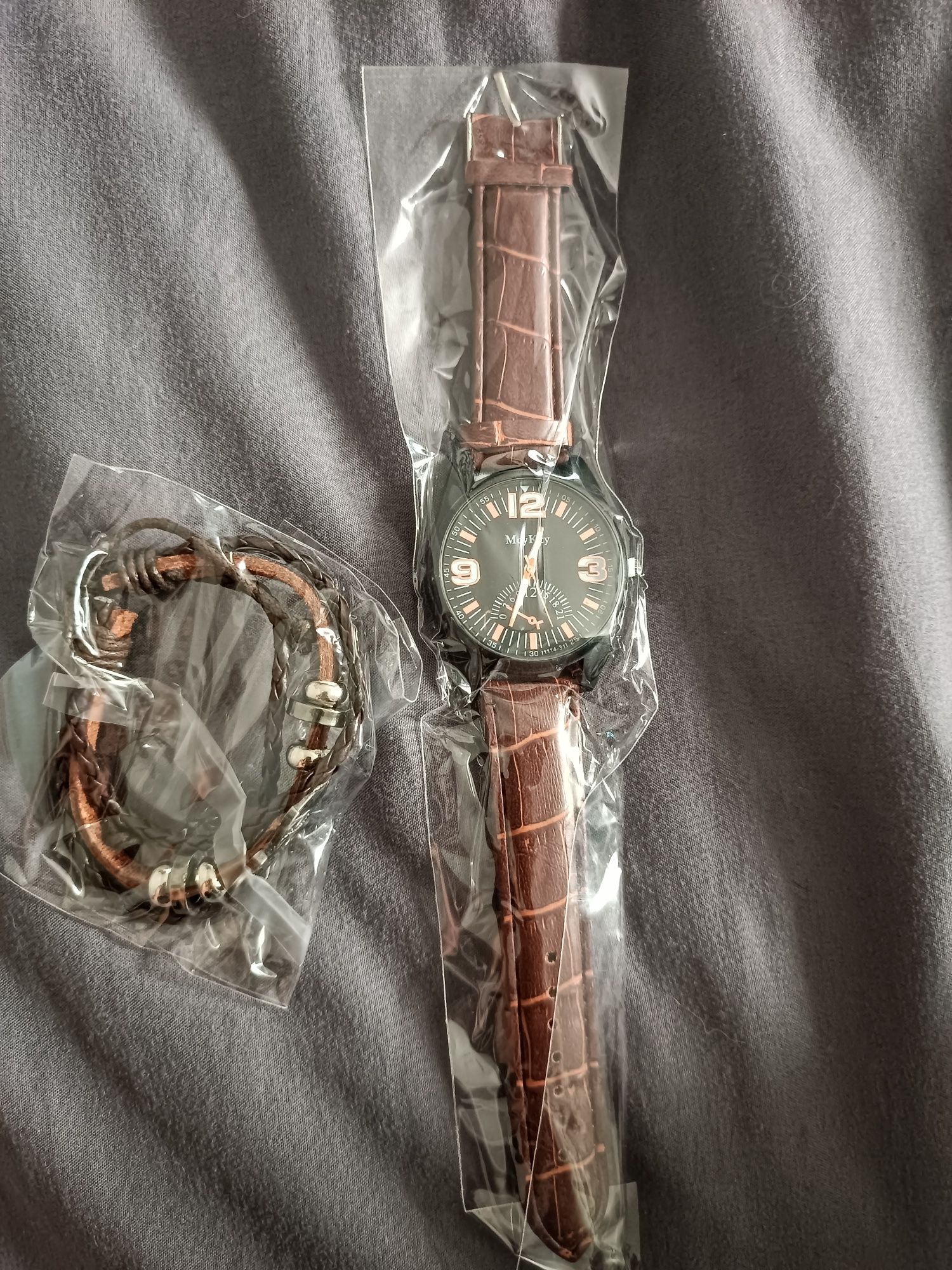 NOWY męski zegarek + bransoletka