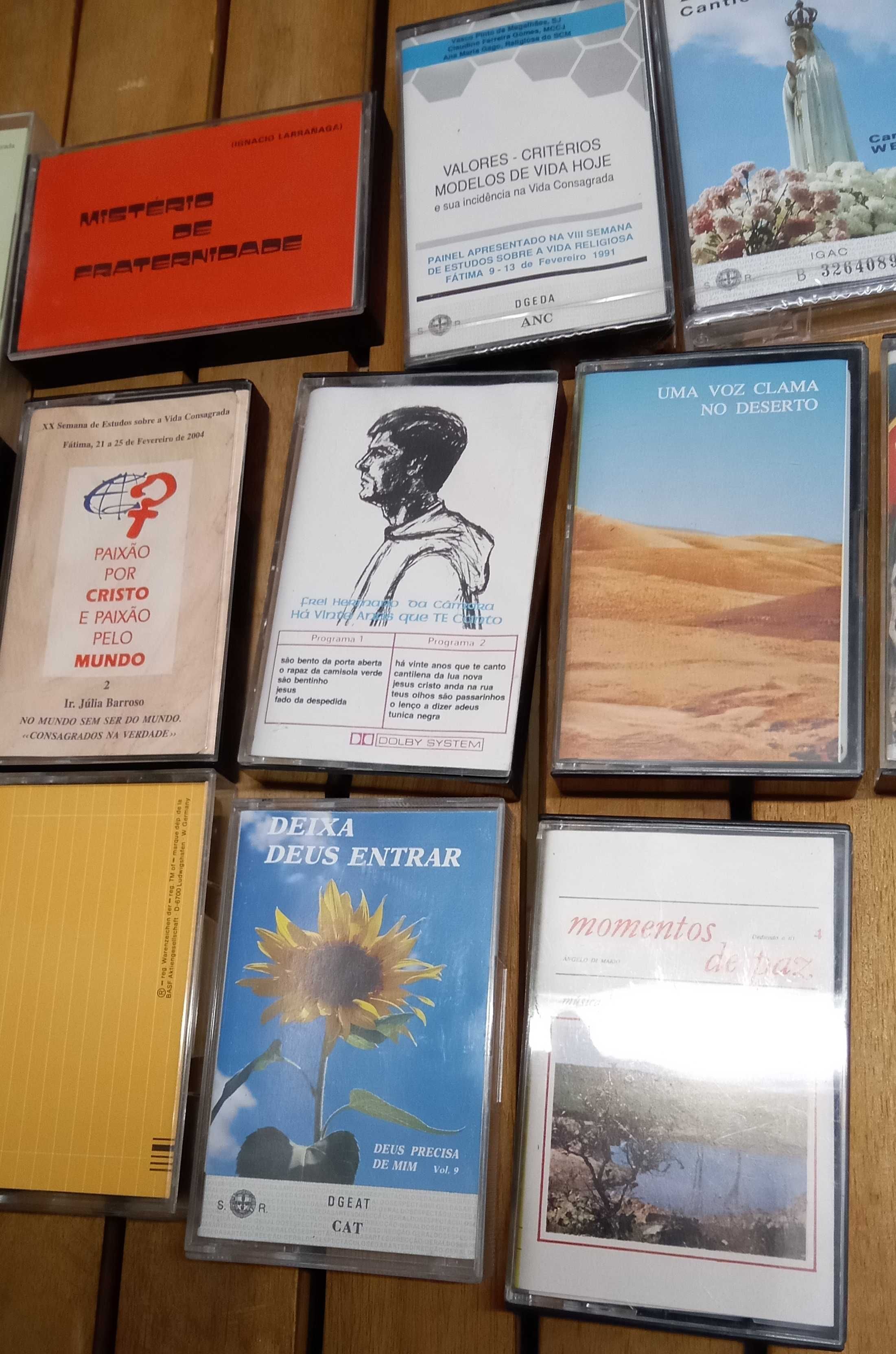 Cassetes áudio musicas variadas, o lote todo por 5€