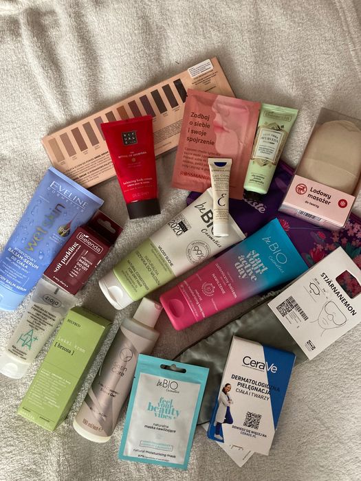 Zestaw kosmetyków cerave bielenda eveline be bio