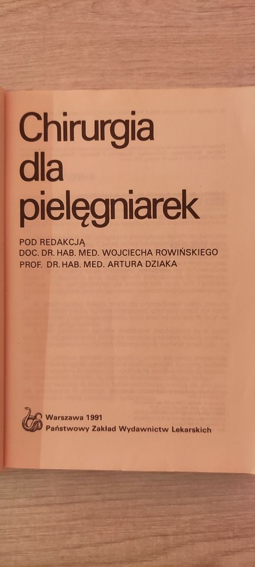 Chirurgia dla pielęgniarek