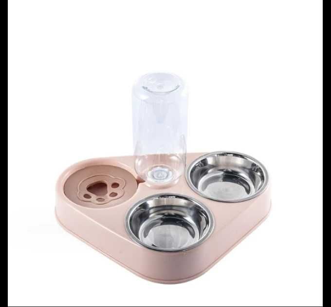 Миска годівниця для домашніх тварин з відділом для води L (7.14.301)