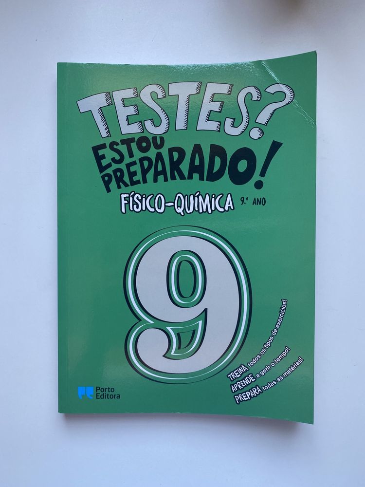 Manual "Testes? Estou preparado! Físico Química 9" Porto Editora