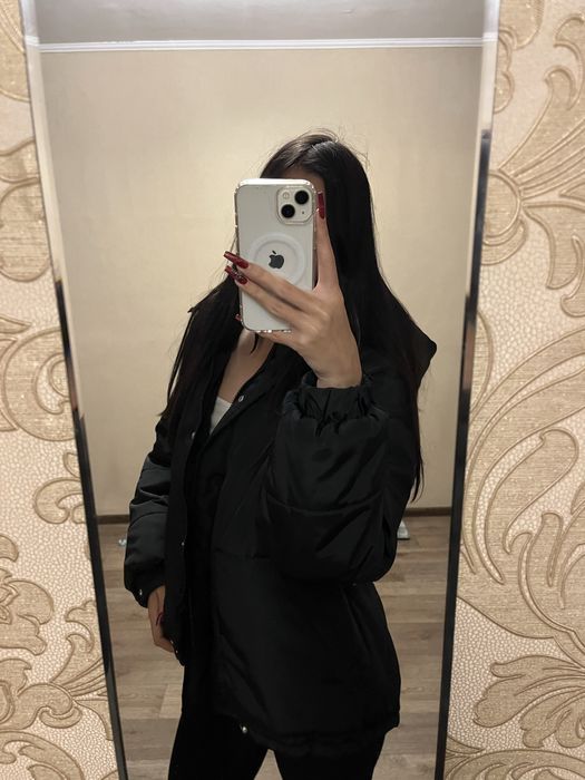 Курточка черная зима