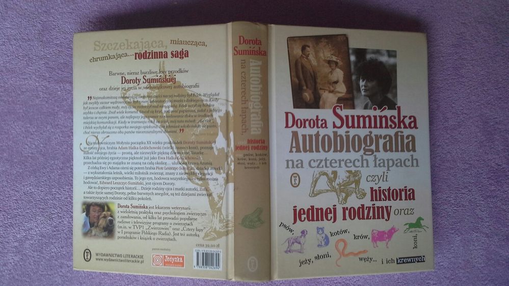 Autobiografia na czterech łapach - Zofia Sumińska Nowe