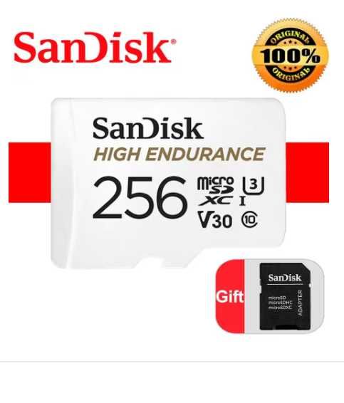 Карта памяти Sandisk high endurance для видеокамеры, авторегистратора.