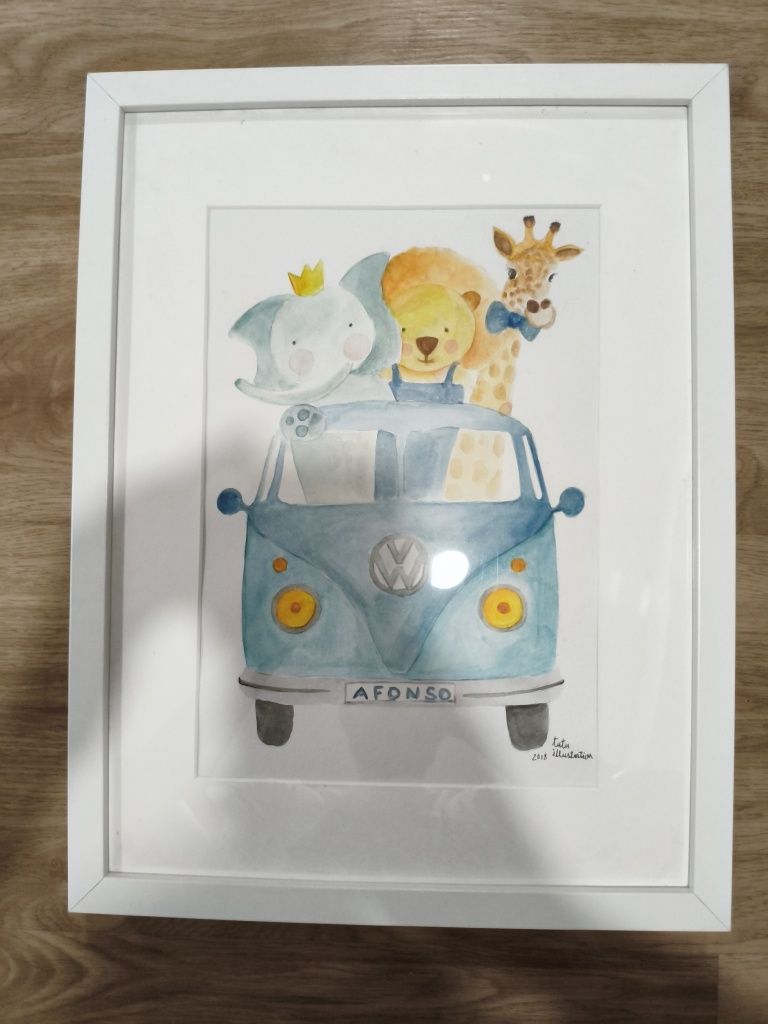 Aguarela personalizada