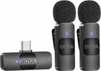 BOYA BY-V20 bezprzewodowy mikrofon klapowy USB-C Brak Kabla USB-C