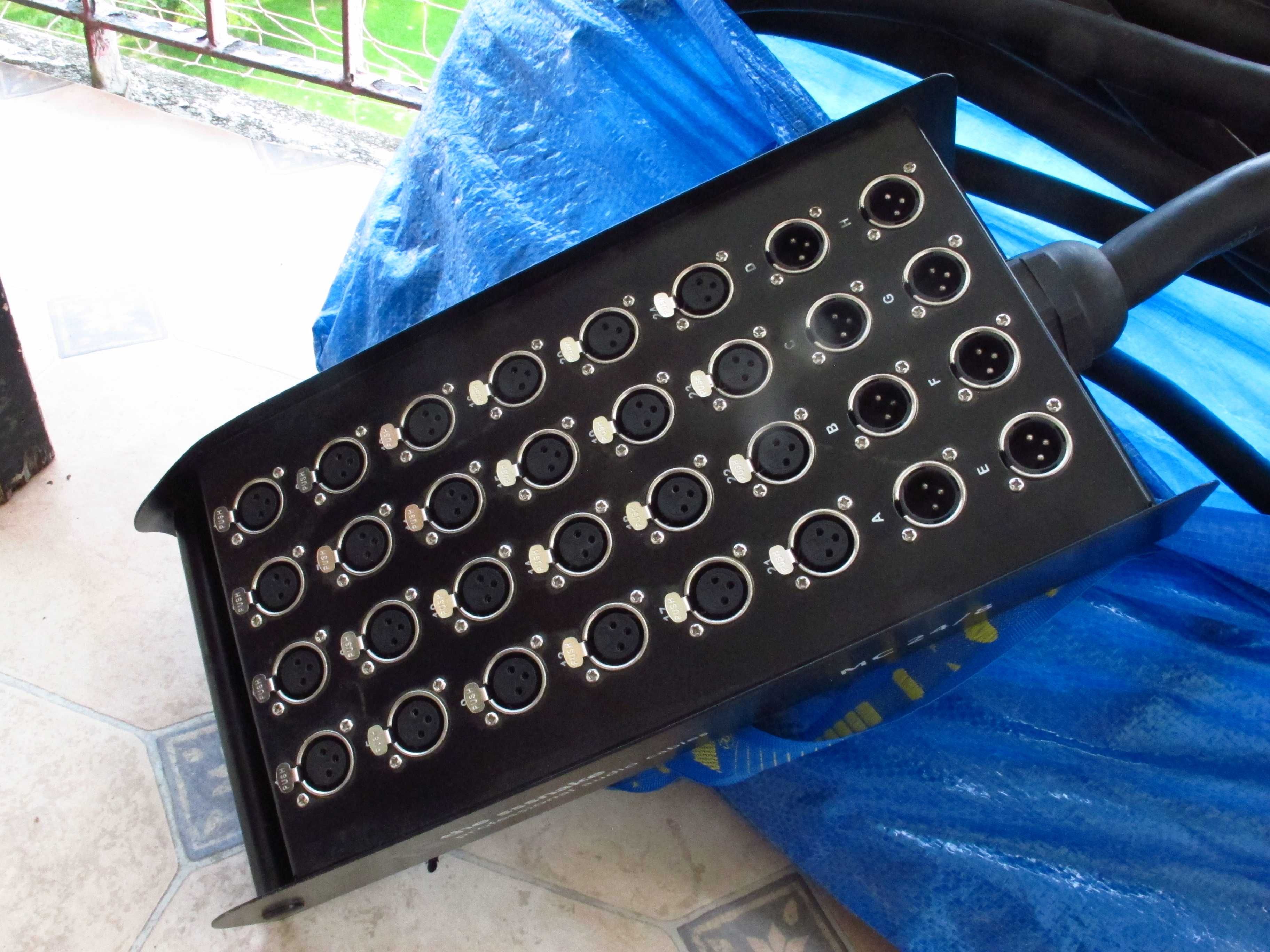 Multicore 24/8 stagebox the sssnake mc 24/8