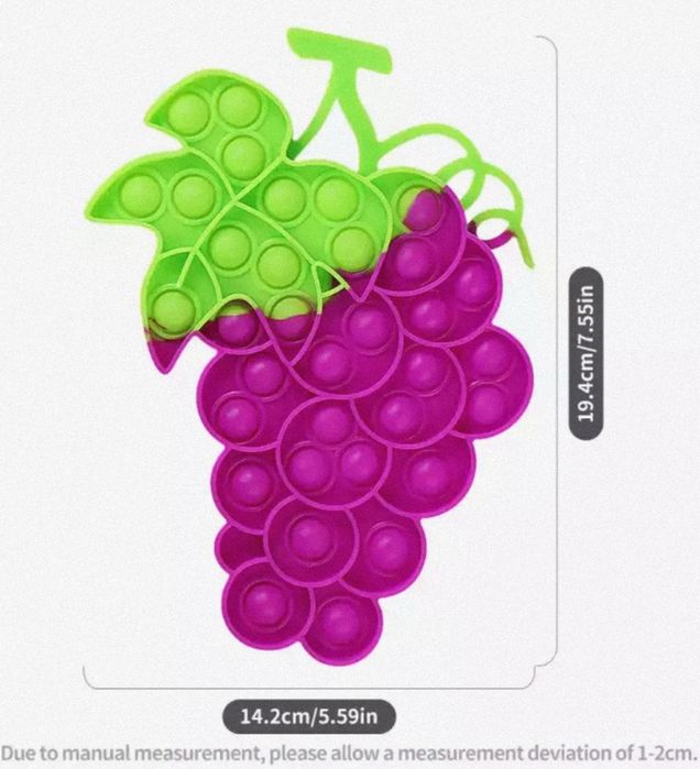 Pop it antystresowa zabawka winogrono