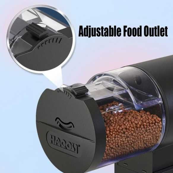 Karmnik automatyczny do akwarium - podajnik pokarmu - NOWY - 10szt