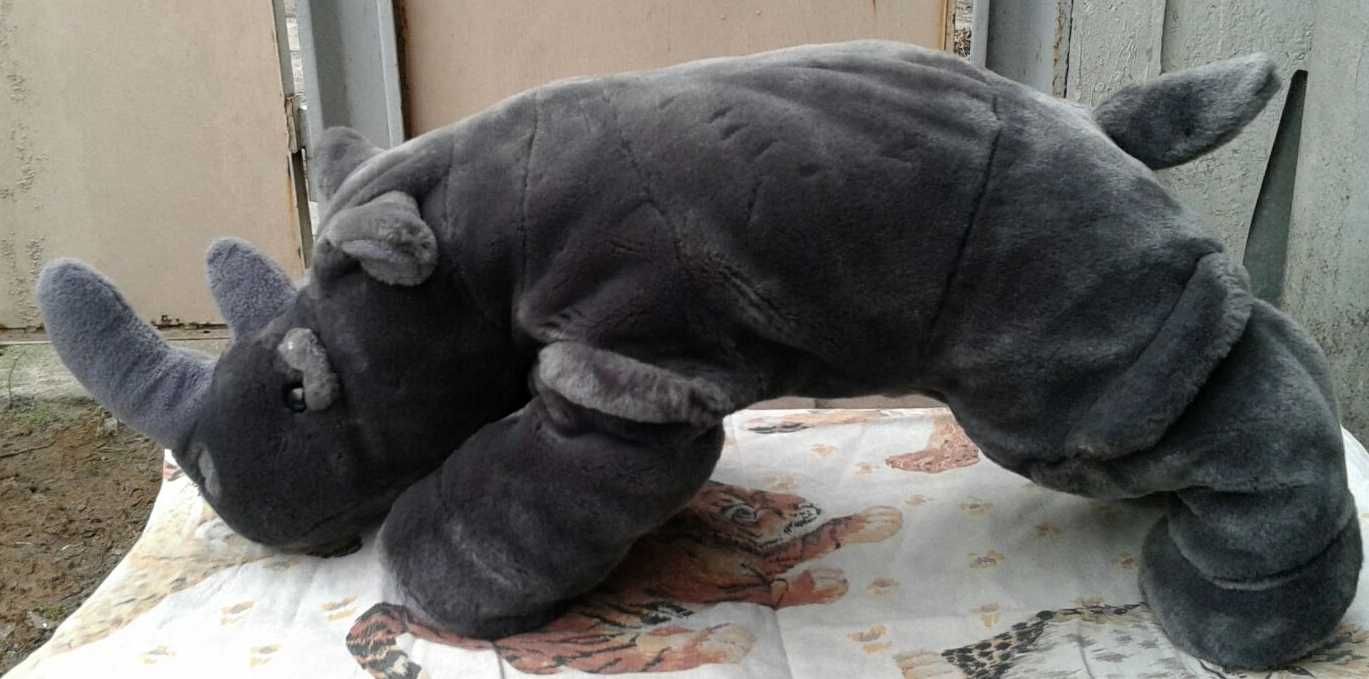 Мягкая игрушка  из плюша - носорог 52 см