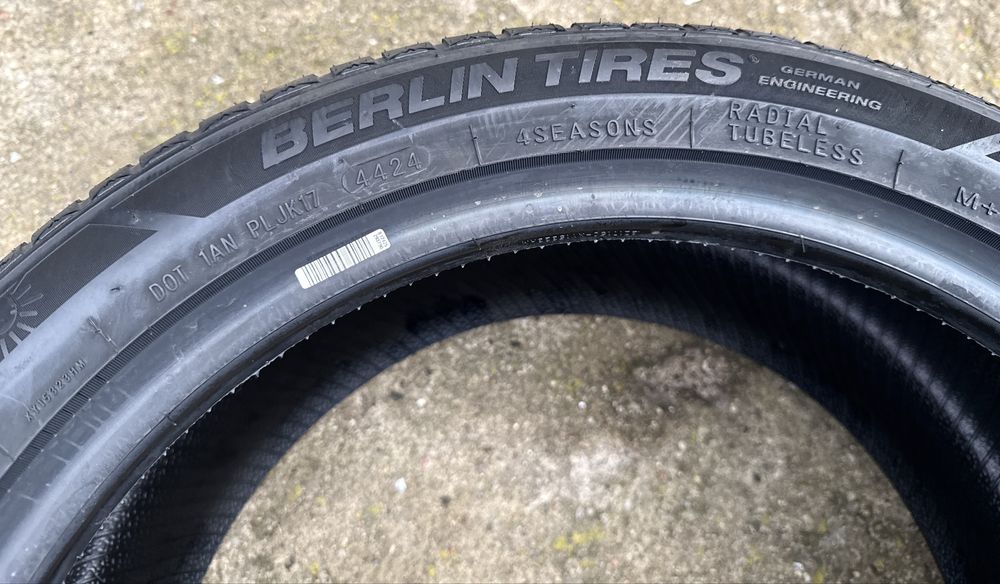 4x opony wielosezonowe 225/45 r17 94Y XL Berlin Tires German (NOWE)